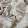 Couverture en bambou ajourée vanille (80 x 100 cm)  par Cotton&Sweets