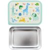 Lunch box en acier inoxydable Jungle A Little Lovely Company Produit ouvert 4