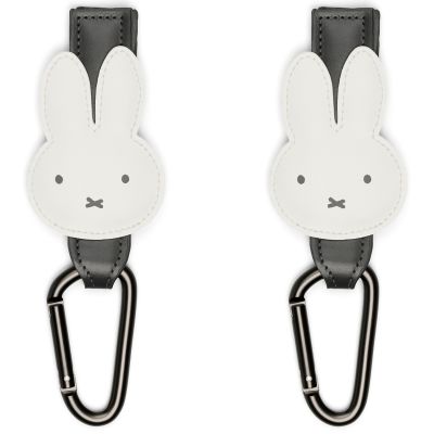 Lot de 2 crochets pour poussette Miffy