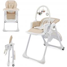 Chaise haute 2 en 1 Tummie Beige
