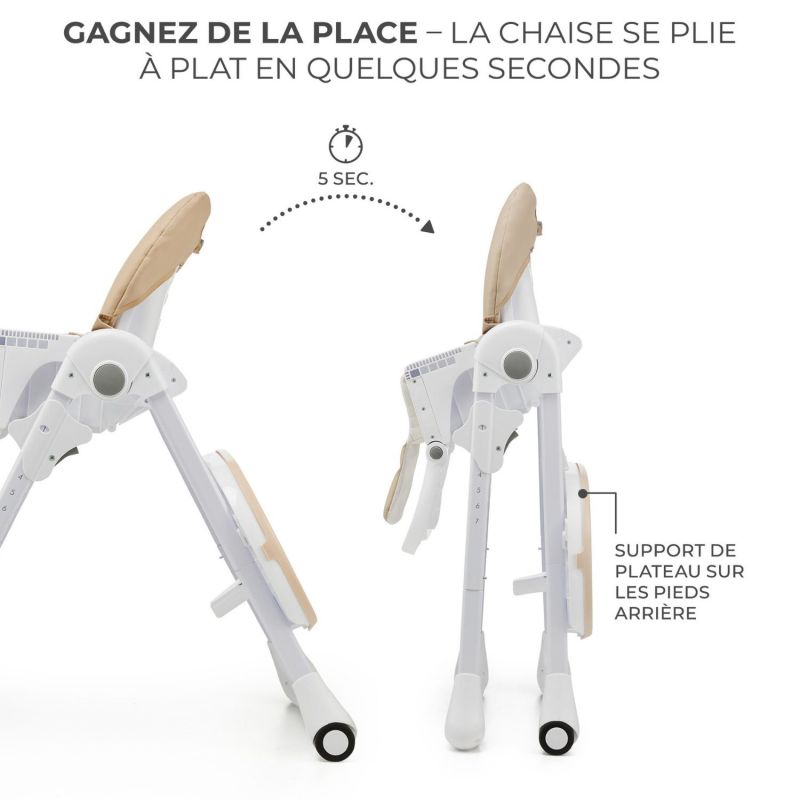 Chaise haute 2 en 1 Tummie Beige Kinderkraft Produit 8