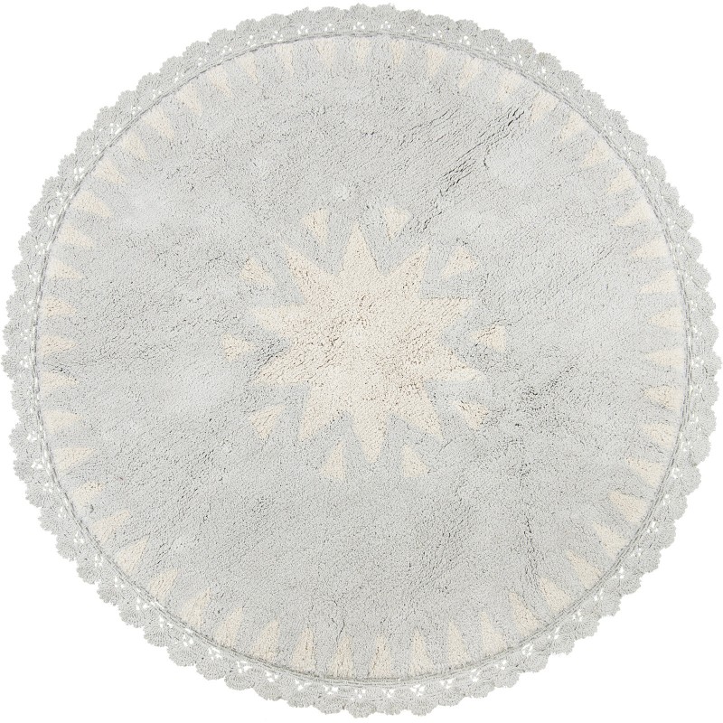 Tapis rond Warren naturel (110 cm) Nattiot