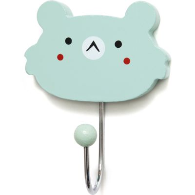 Patère visage koala menthe Petit Monkey