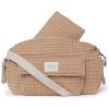 Sac à langer Camila Gofre Cinnamon - Babyshower