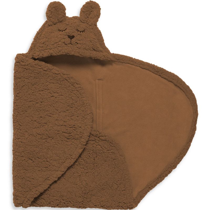 Couverture nomade Bunny caramel (100 x 105 cm) Jollein