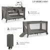 Lit parapluie 3 en 1 Joy 2 avec accessoires Dark Grey Kinderkraft Produit 4