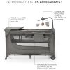 Lit parapluie 3 en 1 Joy 2 avec accessoires Dark Grey Kinderkraft Produit 6