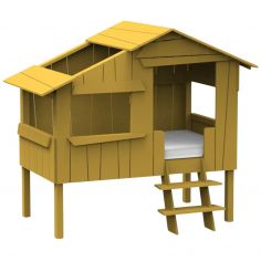 Lit cabane finition laquée (coloris au choix) - Mathy by bols