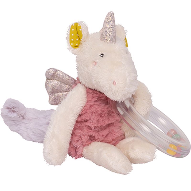 Hochet anneau à billes licorne Lilou et Perlin Galipette