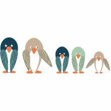 Sticker Famille de pingouins  par AFKliving