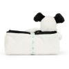 Couverture bébé Bashful Chien noir et crème (70 cm) Jellycat Produit 4