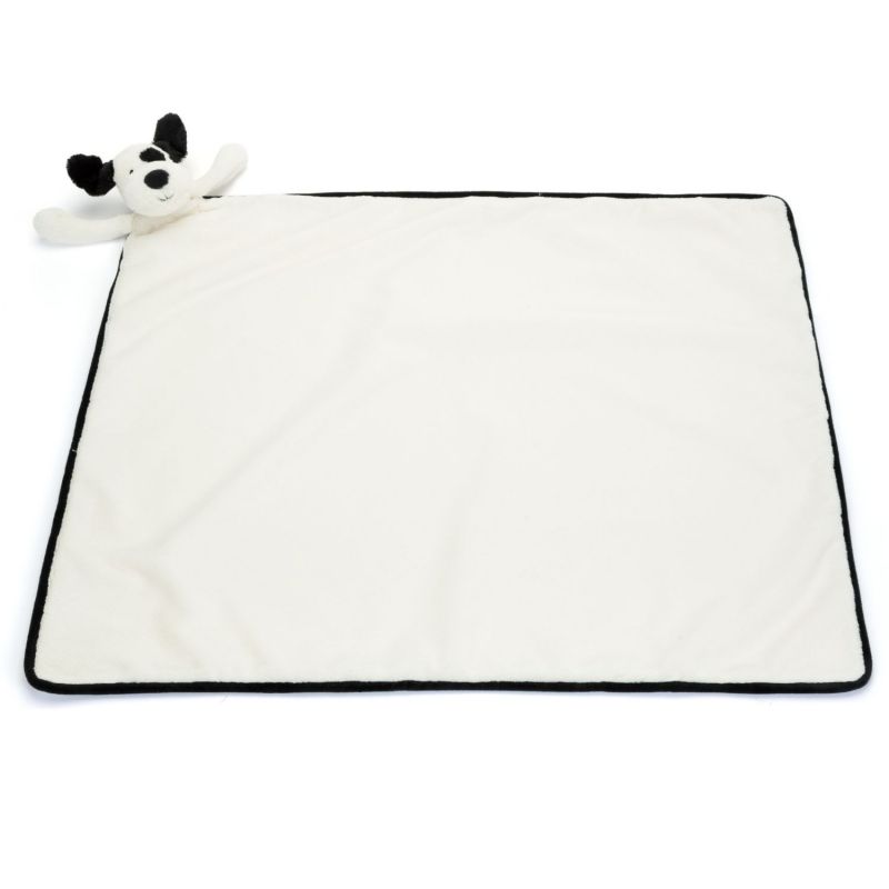 Couverture bébé Bashful Chien noir et crème (70 cm) Jellycat Produit 6