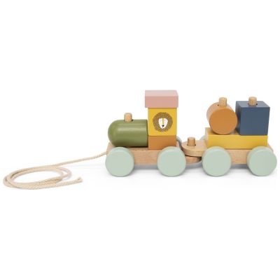 Mini train des animaux en bois Trixie