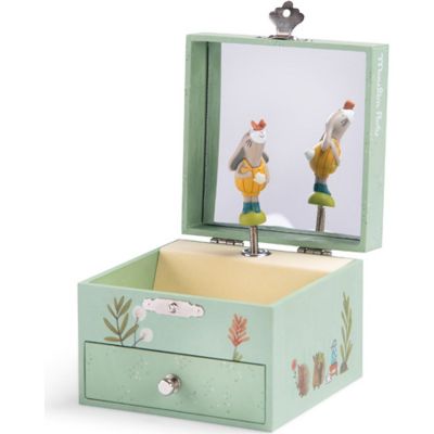 Boîte à musique coffret Trois petits lapins  par Moulin Roty