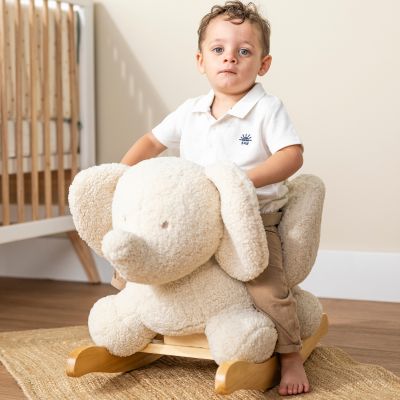 Bascule Teddy Lapidou Eléphant écru - Reconditionné