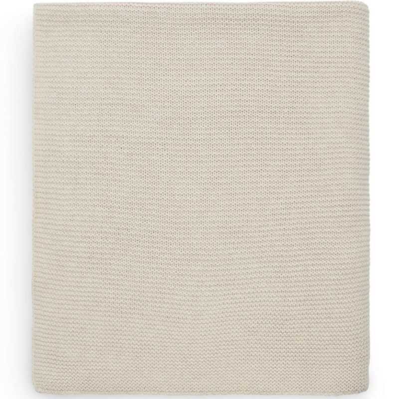 Couverture en tricot Basic Knit Nougat (100 x 150 cm) Jollein Produit 1 grande taille