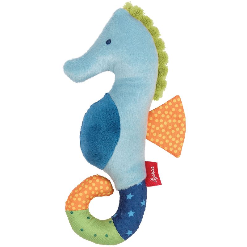Peluche hippocampe bleu (19 cm) Sigikid