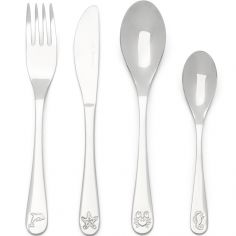 Coffret couverts en acier Sea life personnalisable (4 pièces) - Zilverstad