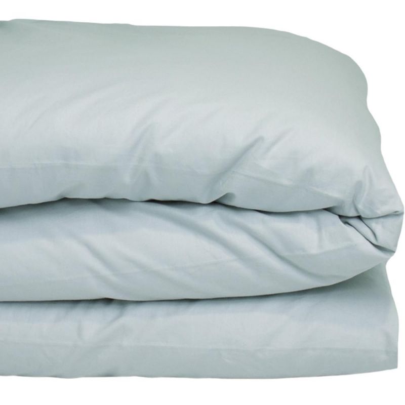 Housse de couette bébé en coton bio Gris perle (100 x 140 cm) Kadolis