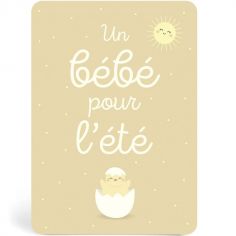 Carte Un bébé pour l'été - Zü