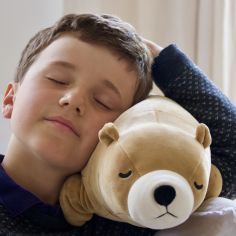 Grande peluche Nemu Nemu Cookie Ours brun (53 cm)