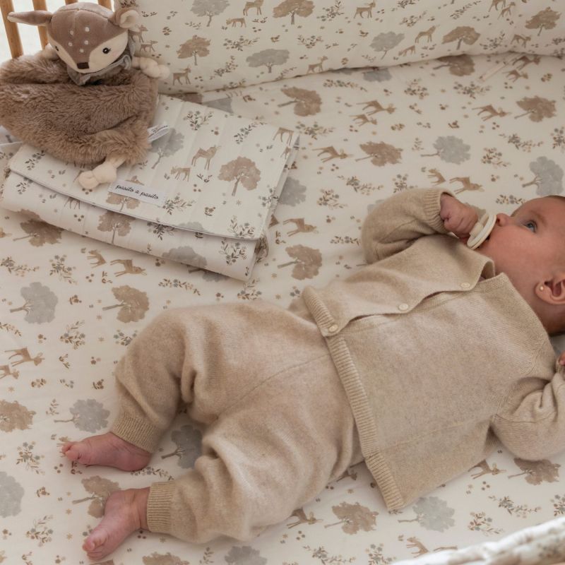 Drap housse pour berceau Nara (120x60 cm) Pasito a pasito Ambiance 3