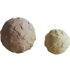 Lot de 2 balles sensorielles Hippocampe - Natruba