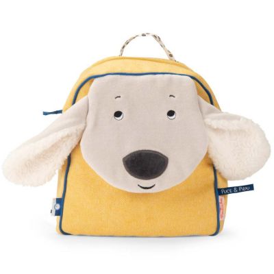 Sac à dos Pilou jaune Puce & Pilou (personnalisable)  par Moulin Roty