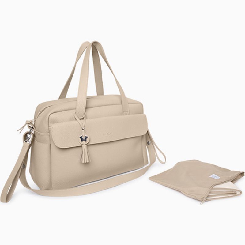 Sac à langer à bandoulière Love beige Tuc Tuc