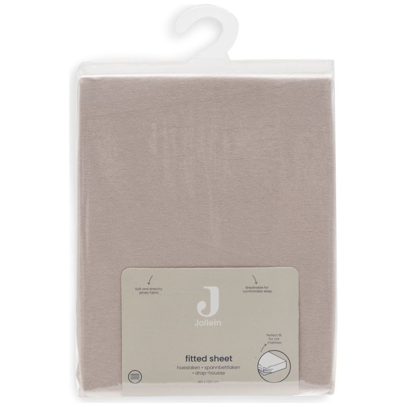 Drap housse en jersey Silk Rose (60 x 120 cm) Jollein Packaging 4