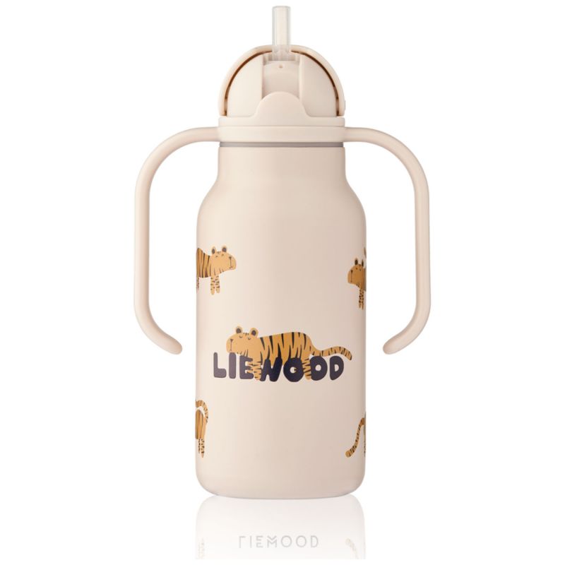 Gourde isotherme Kimmie Tiger Sandy (250 ml) Liewood Produit ouvert 3