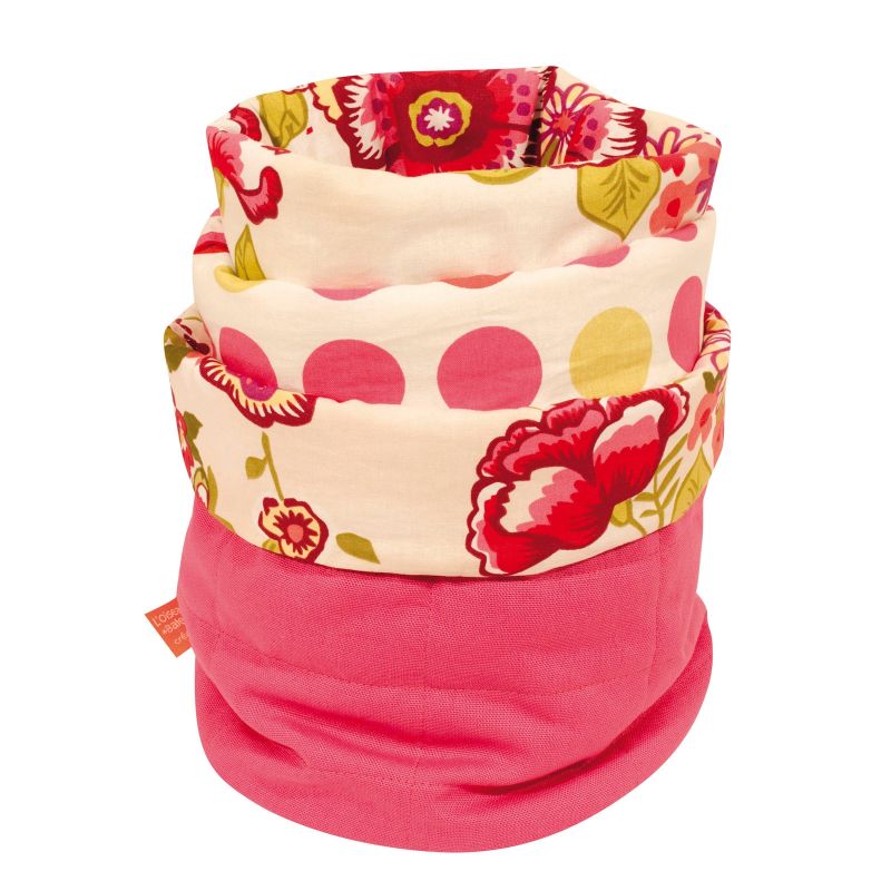 Corbeilles gigognes en tissu grandes fleurs (lot de 3) L'oiseau bateau