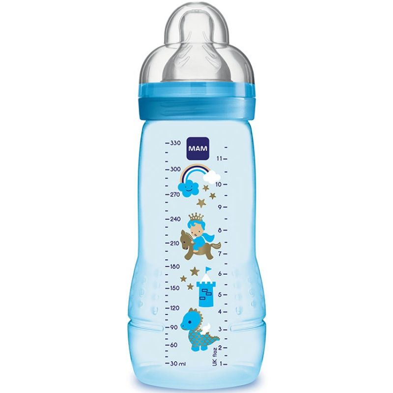 Biberon Easy Active 2ème âge dragon - débit 3 rapide (330 ml) MAM