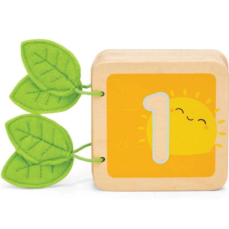 Livre en bois Je compte de 1 à 10 Petilou Le Toy Van