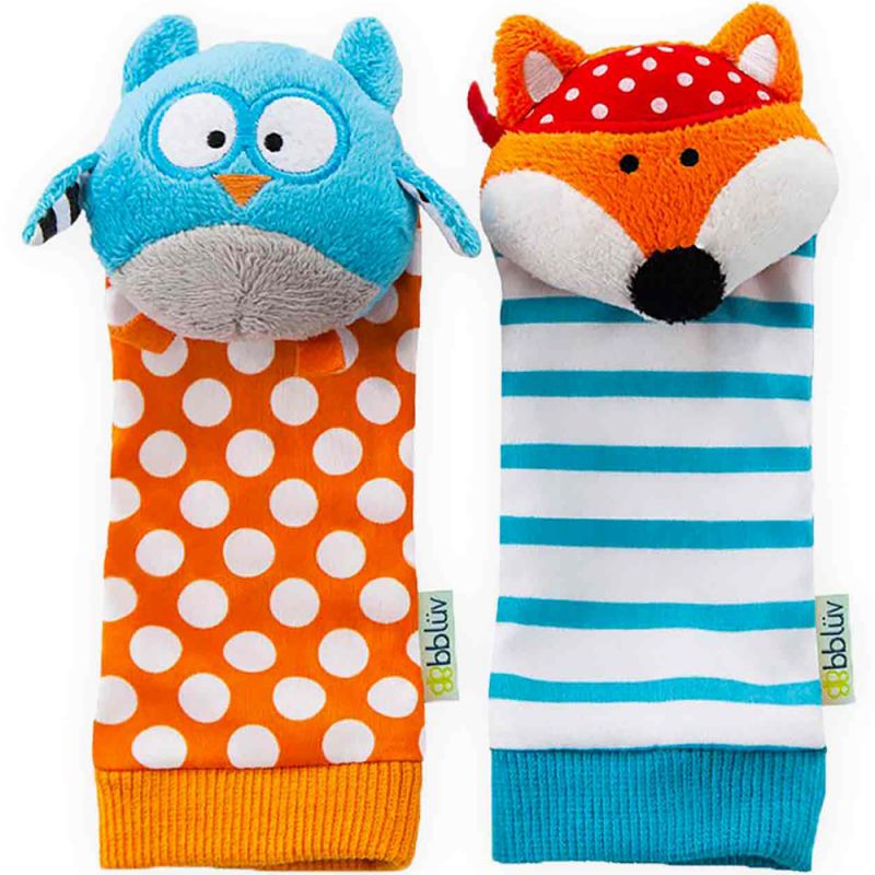 Chaussettes d'éveil Duö hibou et renard BBLUV Produit 1 grande taille