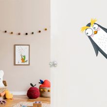 Sticker de porte pingouin (côté droit)  par Série-Golo