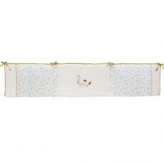 Tour de lit réversible Cache-cache en forêt