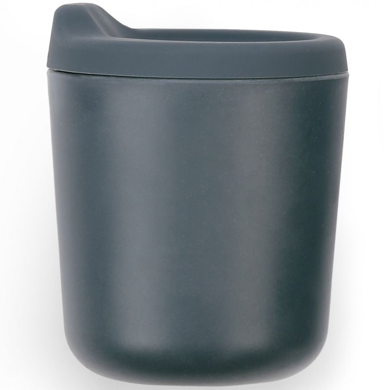 Tasse à bec en bambou Bambino gris orage EKOBO
