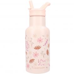 Gourde Fleurs rose (350 ml) - Kidzroom