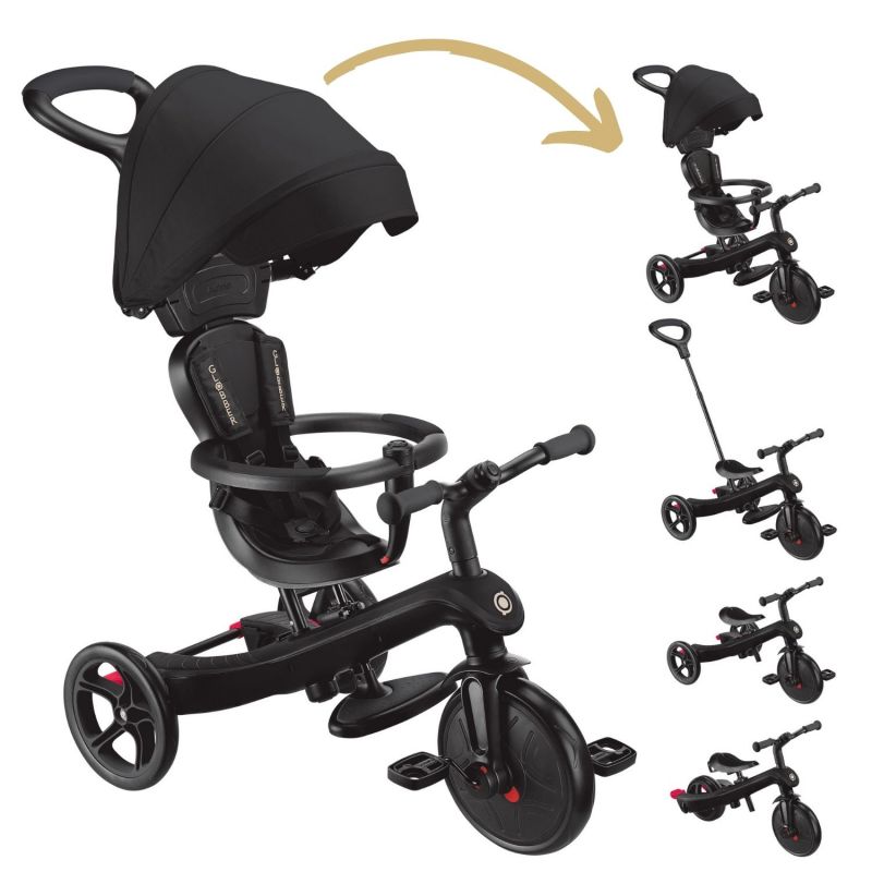 Tricycle Trike Explorer V2 4 en 1 Noir Globber Produit 1