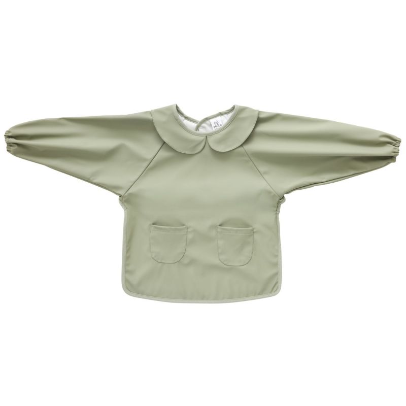 Bavoir tablier col claudine uni vert (3-5 ans) BB & Co Produit 1