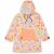Variation Corail, jaune, violet du produit Poncho de pluie Retro Flowers (2-3 ans) de la marque Hello Hossy