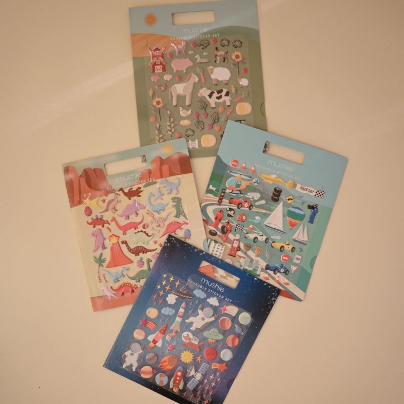 Autocollants réutilisables Sticker Book Dino Mushie Ambiance 8