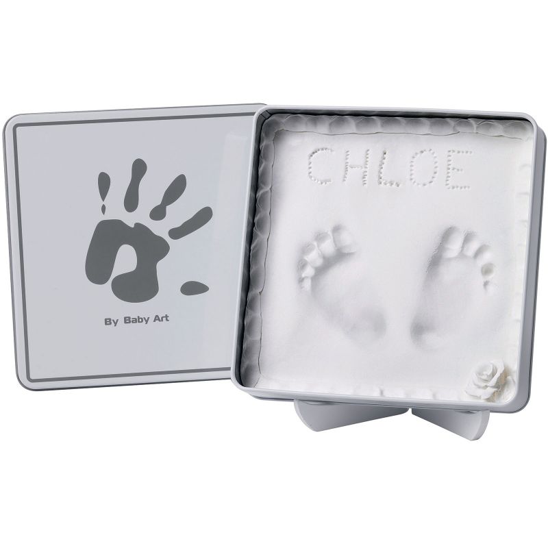 Magic box carrée gris et blanc Baby Art