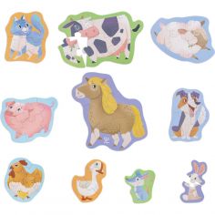 Set de puzzles Les animaux de la ferme - Hape