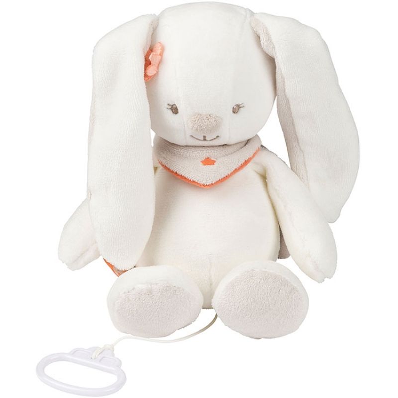 Peluche musicale Mia le lapin (28 cm) Nattou