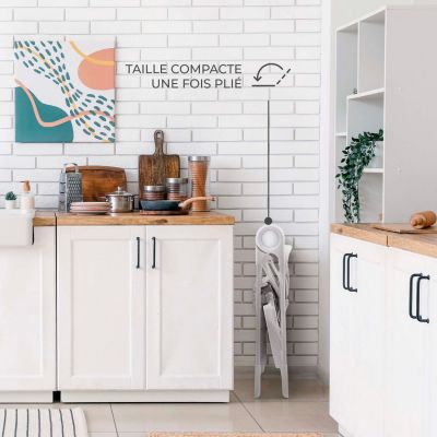 Chaise haute Binci Cool Grey