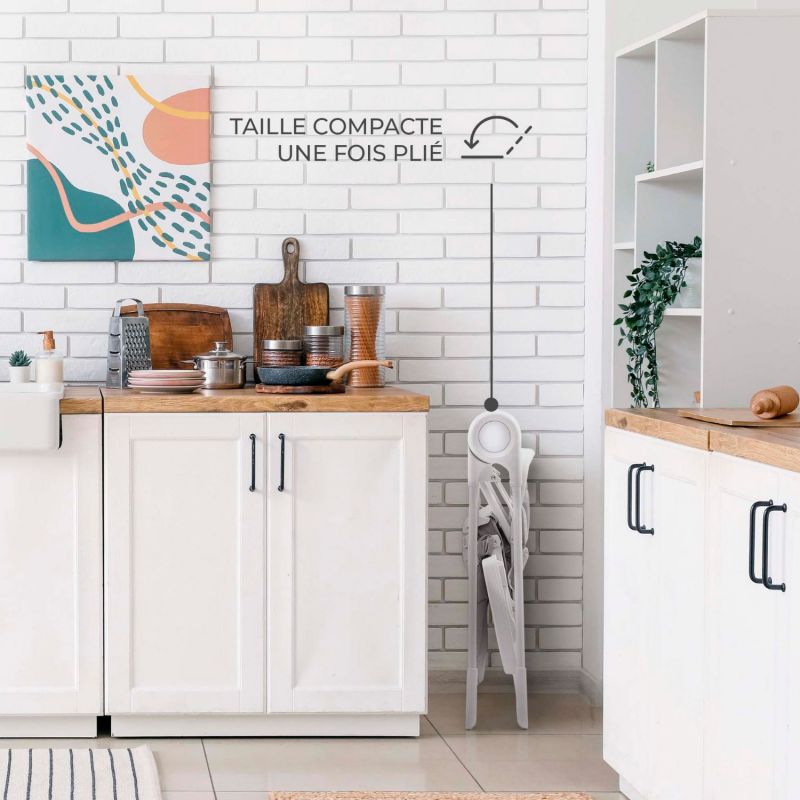 Chaise haute Binci Cool Grey Kinderkraft Ambiance 2