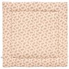 Tapis de jeu réversible et fond de parc fleurs et fausse fourrure beige (100x100 cm) BB & Co Produit 1