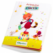 Livre bébé activités Arlequino cirque  par Lilliputiens